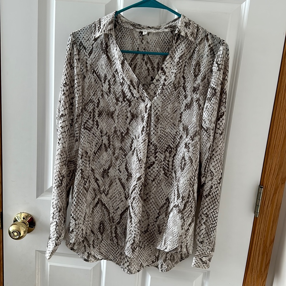 Snake Skin Patterned Blouse